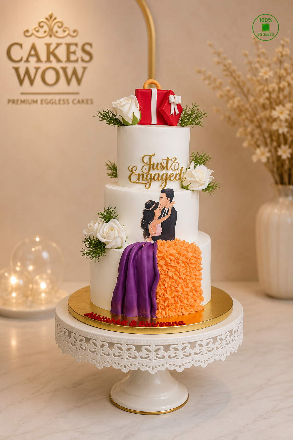 Grand Proposal & Wedding Cake