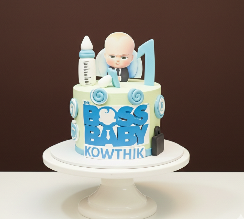 Boss Baby Birthday Cake