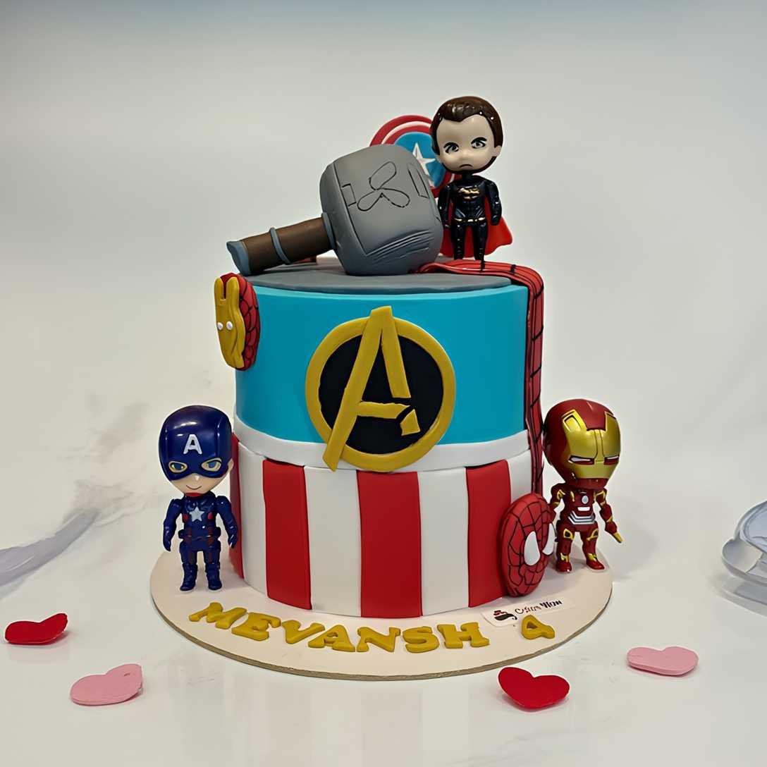 Avengers Hero Cake