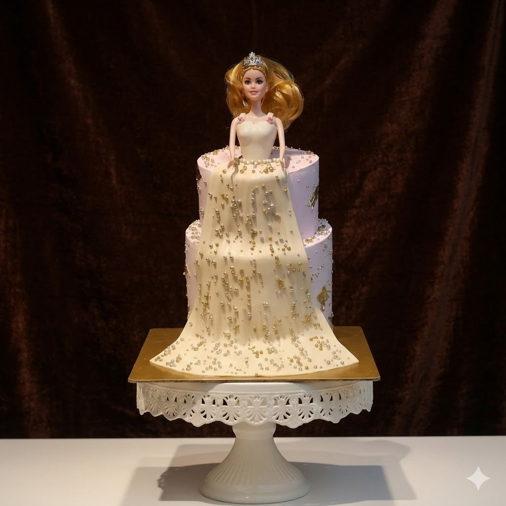 Barbie Golden Elegance Cake
