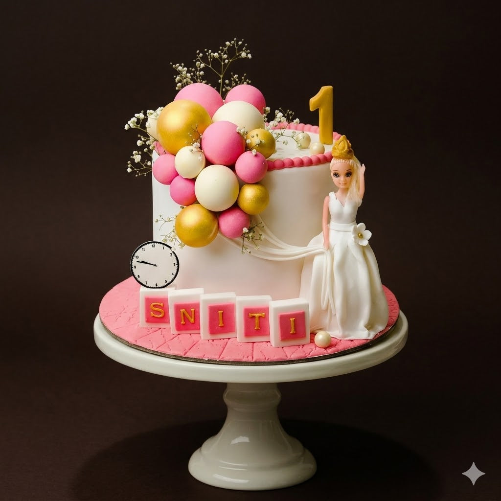 Barbie Balloon Elegance Cake