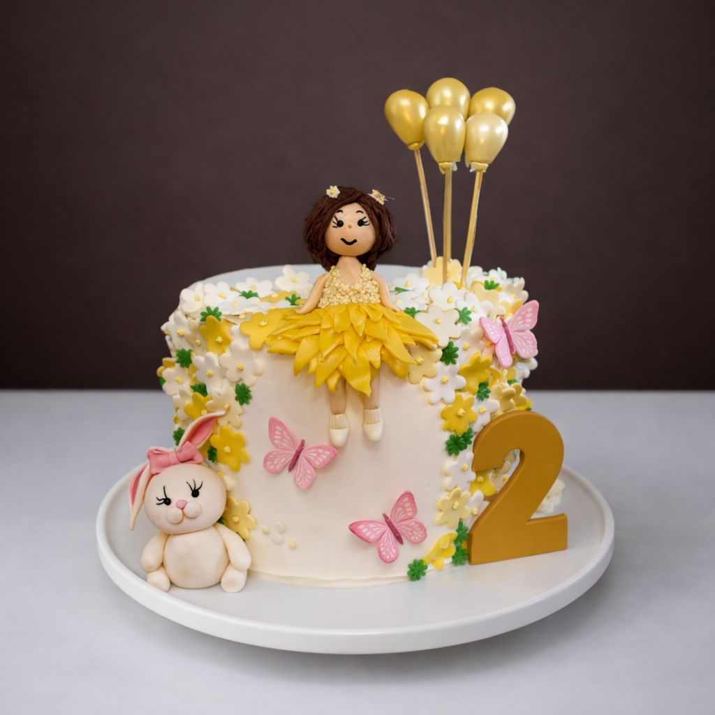 Butterfly Fairy Garden Cake