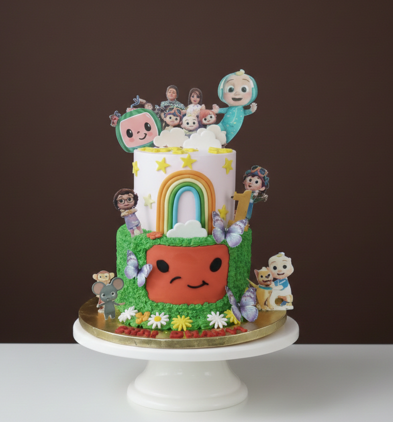 Cocomelon Rainbow Delight Cake