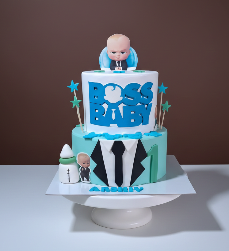 The Boss Baby's Birthday Bash Cake
