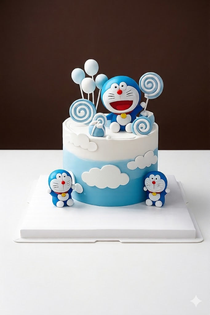 Doraemon Candyland Sky Designer Cake