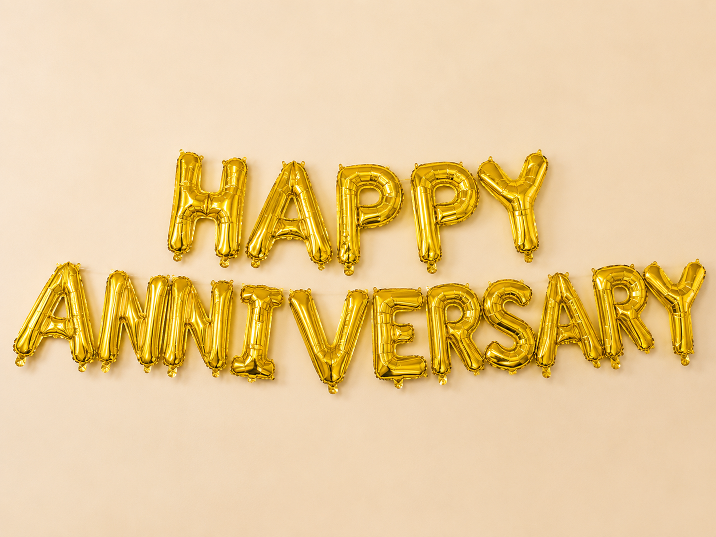 Happy Anniversary Foil Banner
