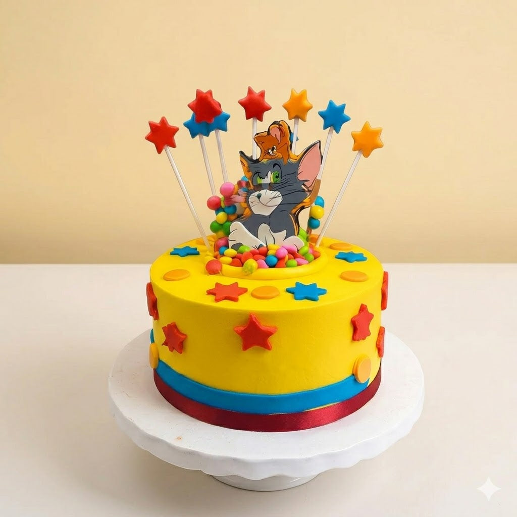 Tom & Jerry Starry Delight Cake