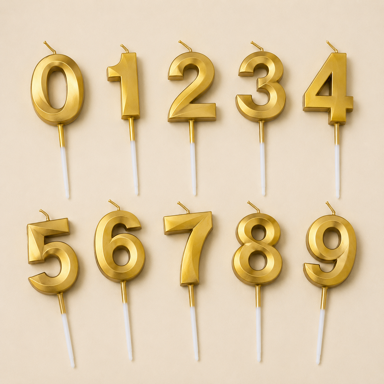 Number Golden Candle ( Mention Number )