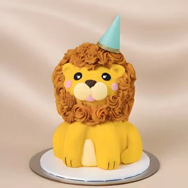 Cute Lion Cub Cake