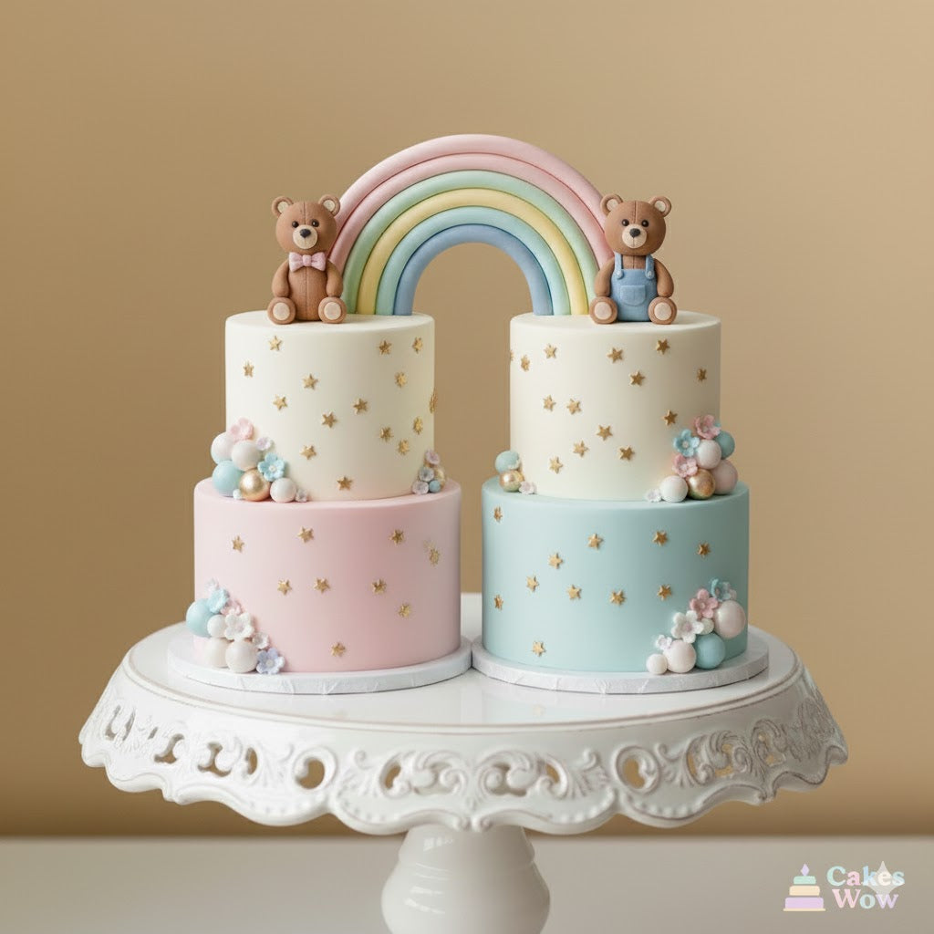 Pastel Dreams Twin Cake