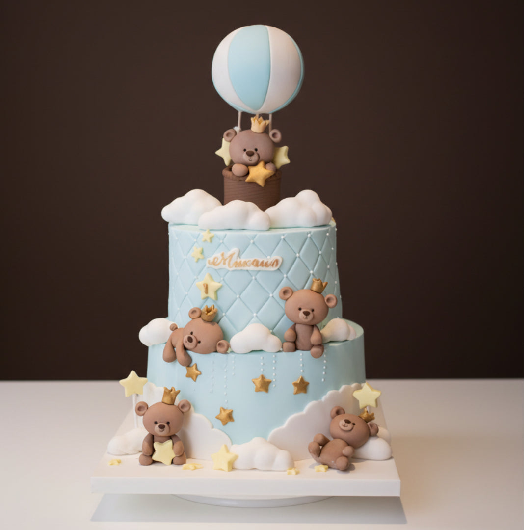 Royal Teddy Sky Cake