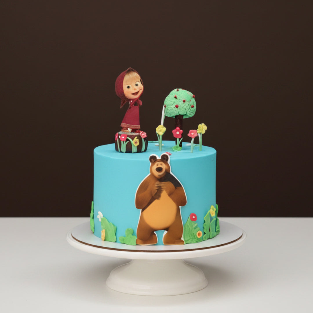 Masha and the Bear Orchard Cake
