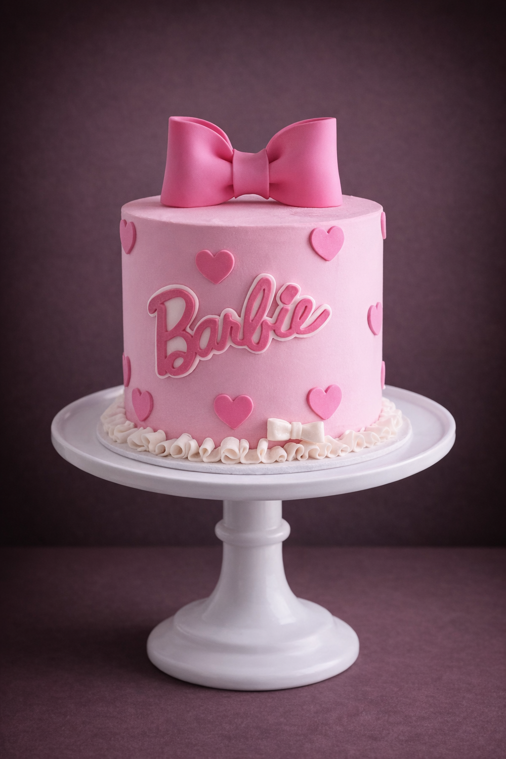 Barbie Bow Cake