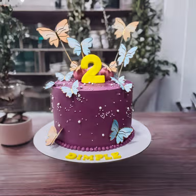 Cute Butterfly Cake