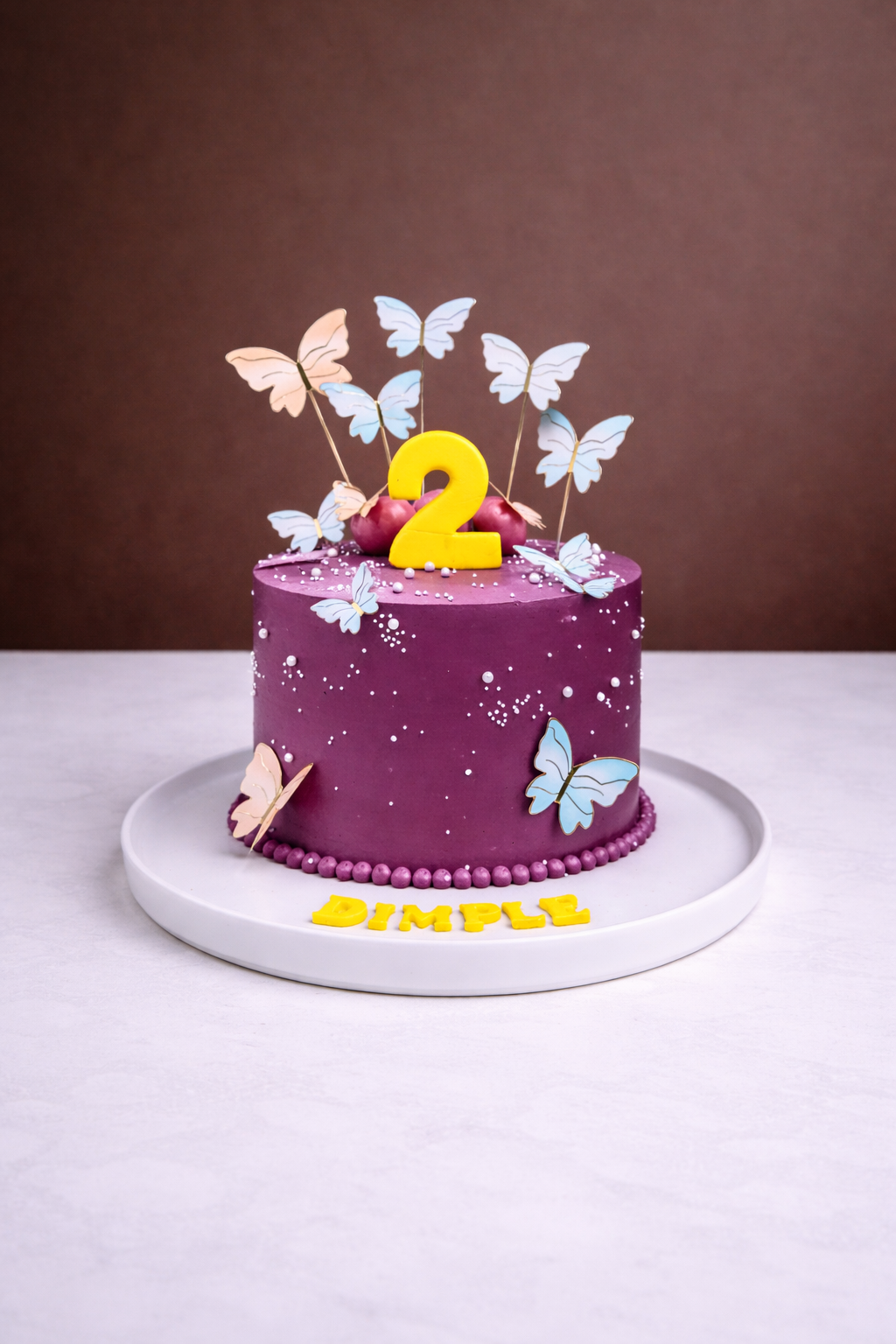 Butterfly Bliss Birthday Cake