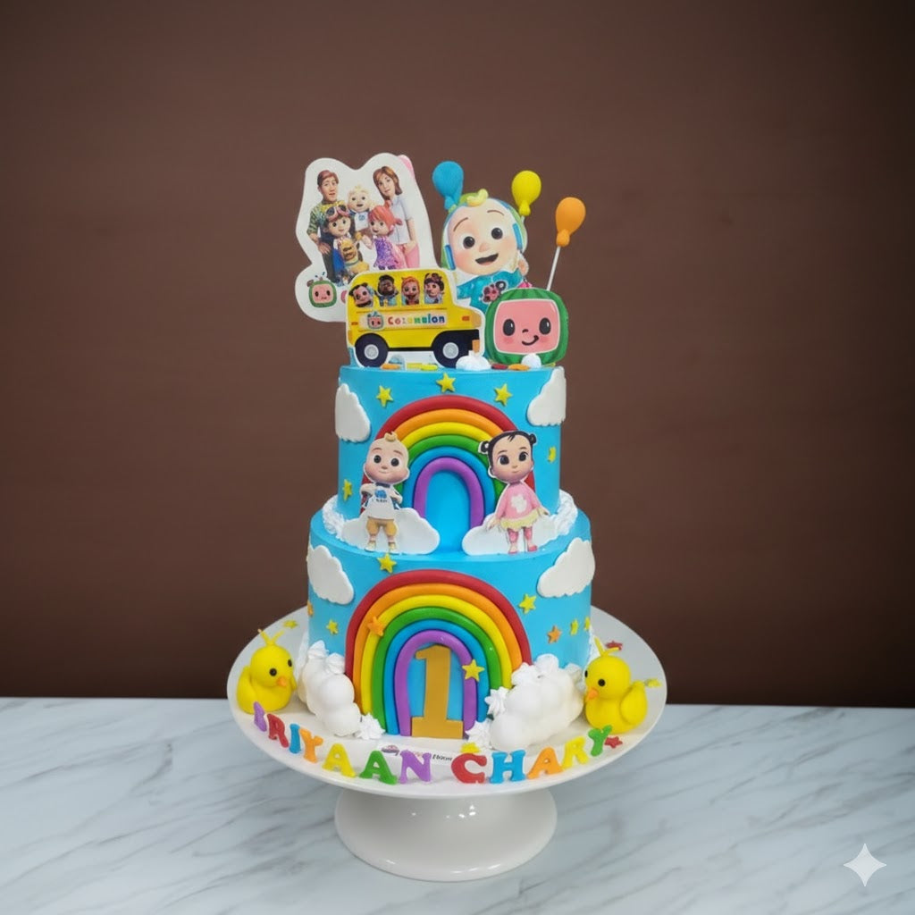 Cocomelon Rainbow Fantasy Cake