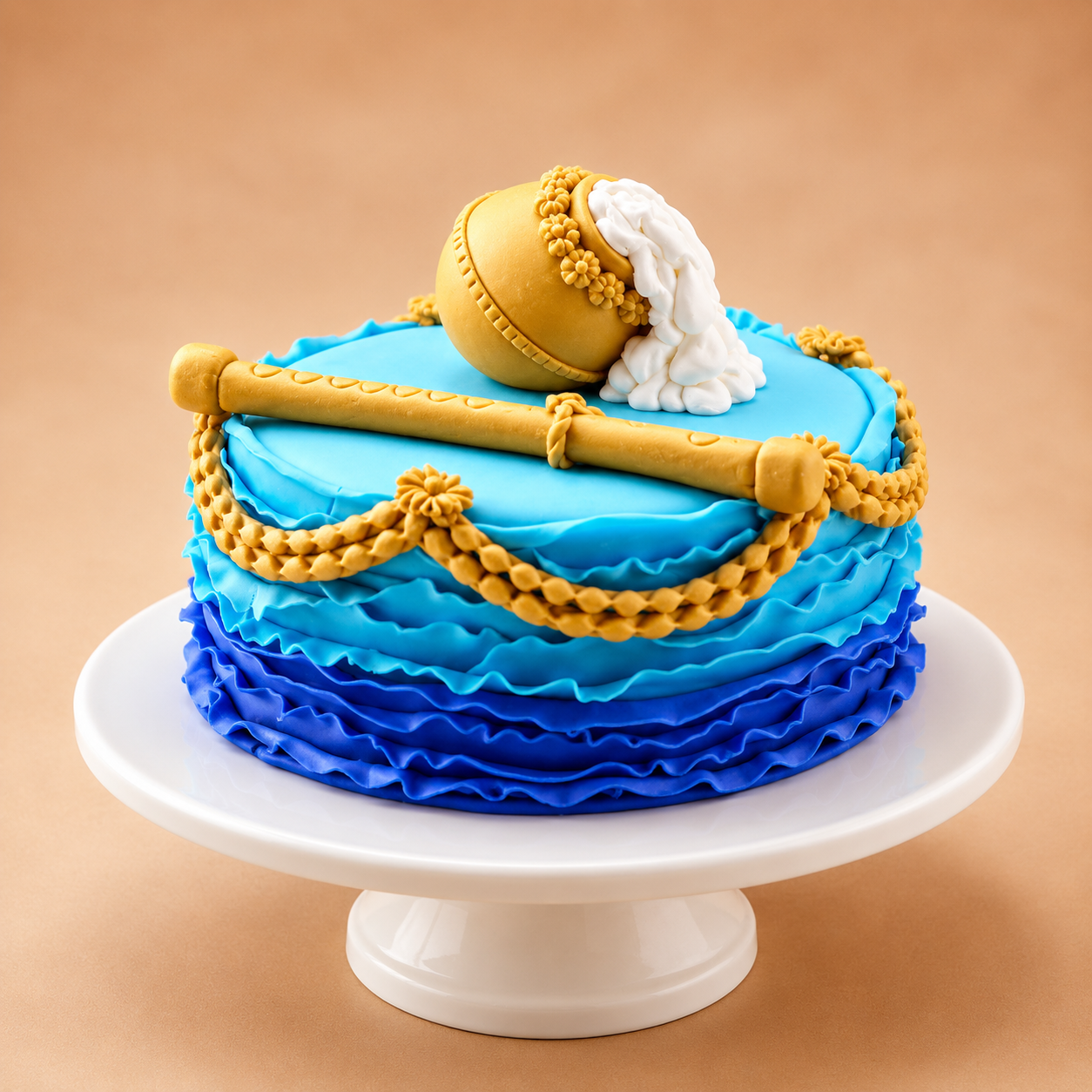 Krishna Flute & Butter Pot Cake