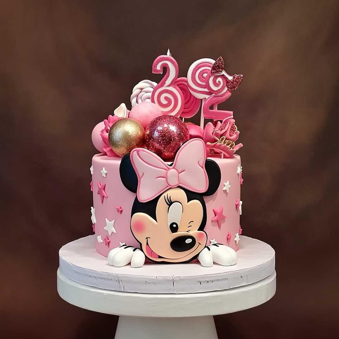 Minnie Mouse Lollipop Cake