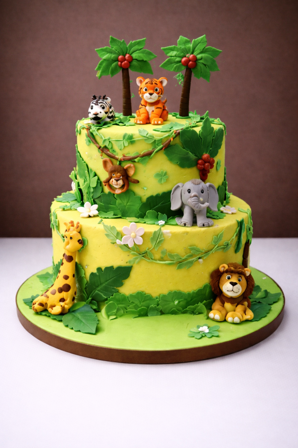 Luxury Jungle Safari Tier Cake