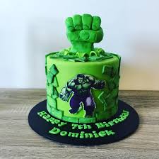 Hulk Brick Wall Smash Cake