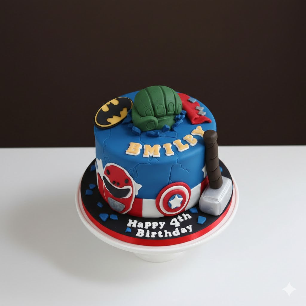 Superhero Alliance Cake