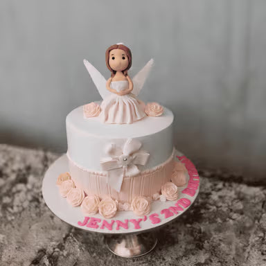 Angel Princess Birthday Cake