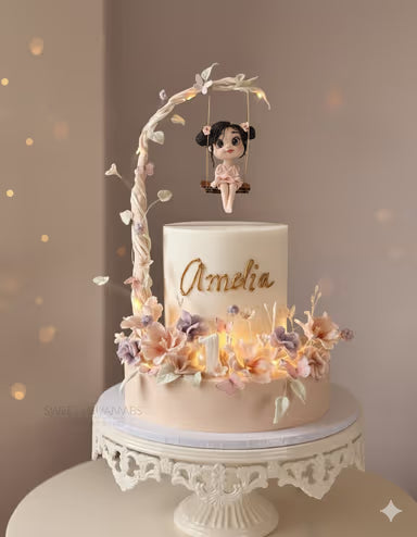 Enchanted Swing Blossom Cake