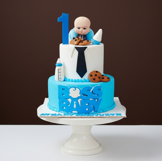 Classic Boss Baby Birthday Cake