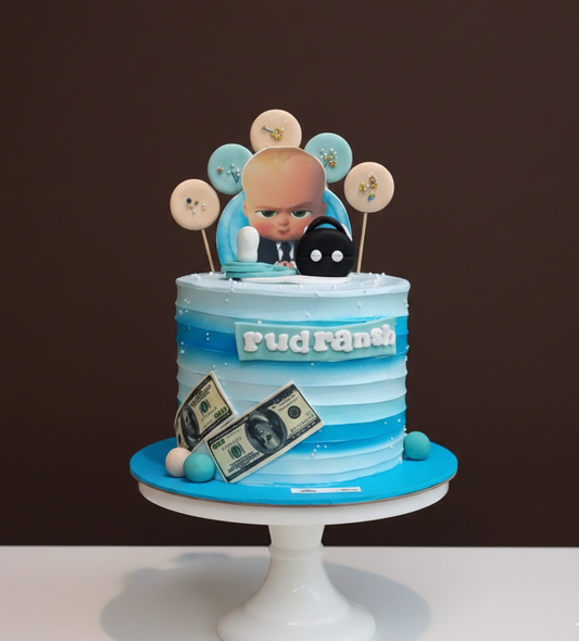 Boss Baby Money Lolipop Cake