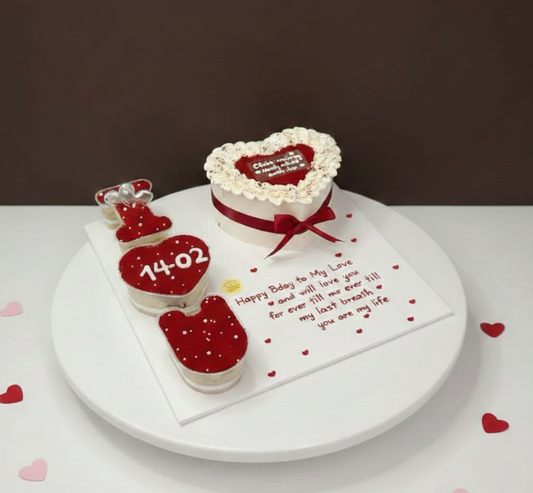 Romantic Love Date Cake Set