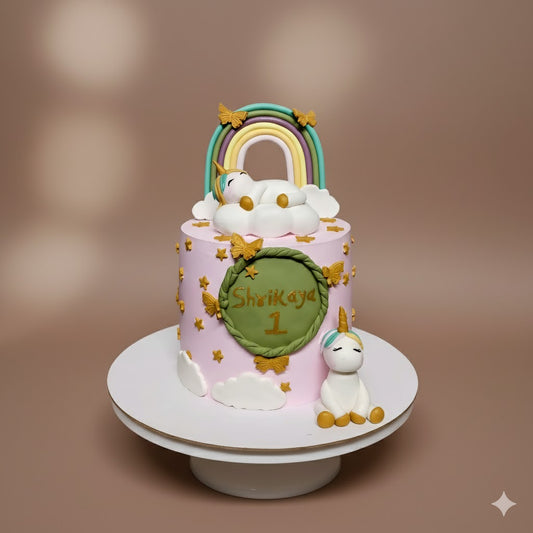 Unicorn Rainbow Cake