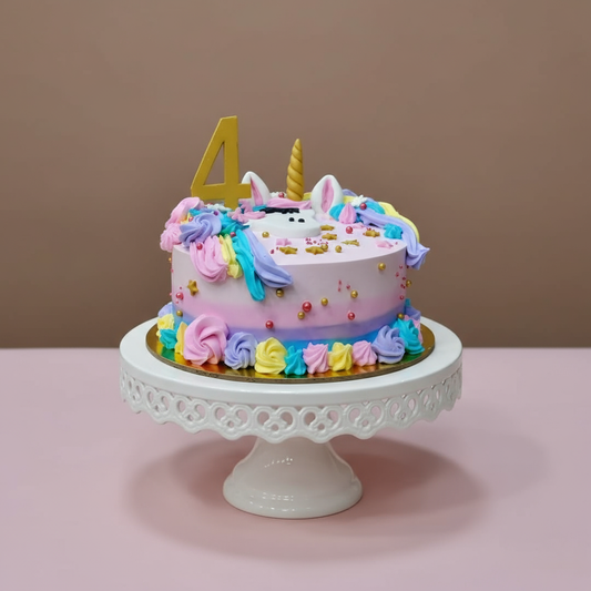 Magical Pastel Unicorn Birthday Cake
