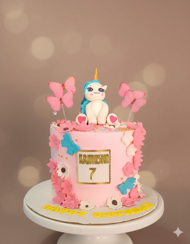 Magical Pastel Unicorn Cake