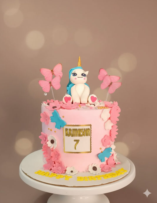 Magical Pastel Unicorn Cake