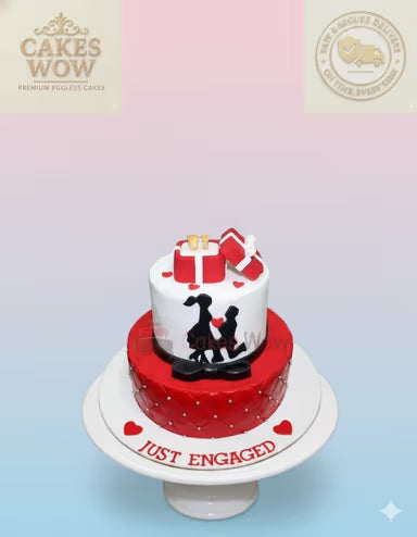 The Just Engaged Cake