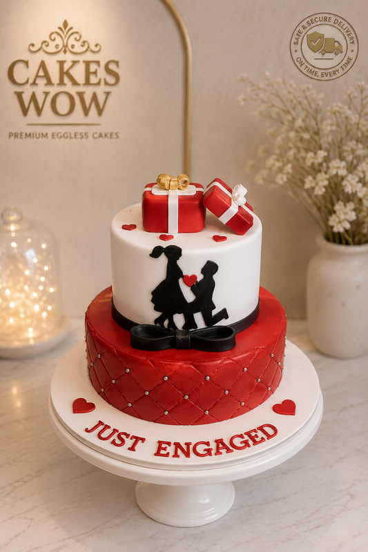 The Just Engaged Cake