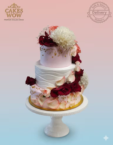 The Gothic Romance Engagement Cake