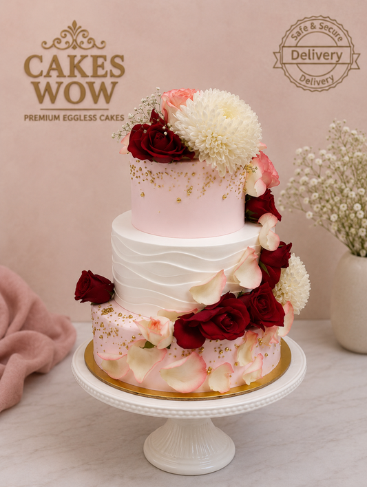 The Gothic Romance Engagement Cake