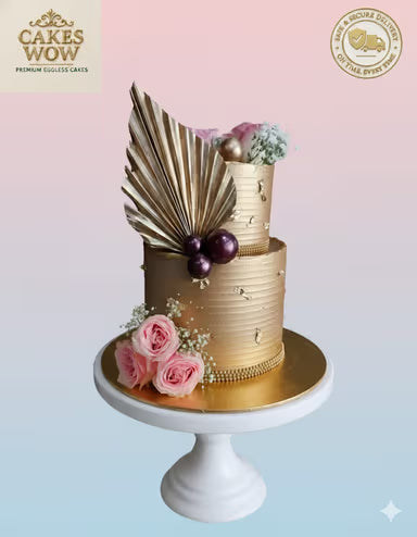 The 24K Midas Cake Engagement Cake