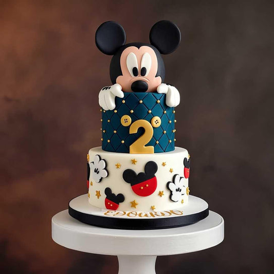 Mickey’s Quilted Masterpiece Cake