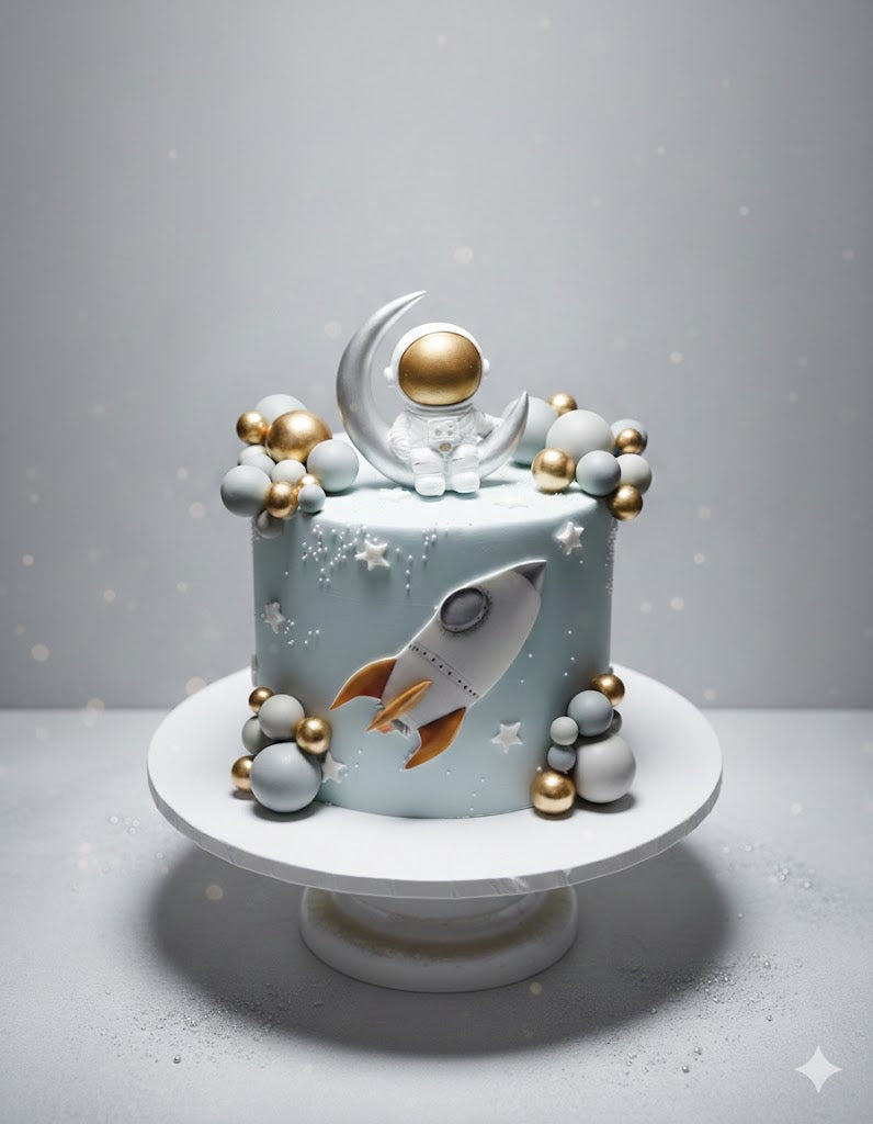 Cosmic Rocket Journey Cake