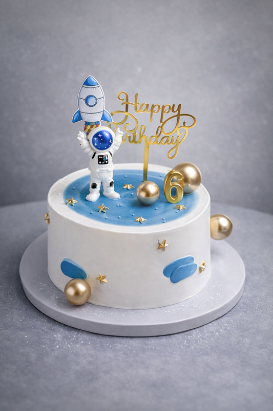 Astronaut Space Explorer Cake