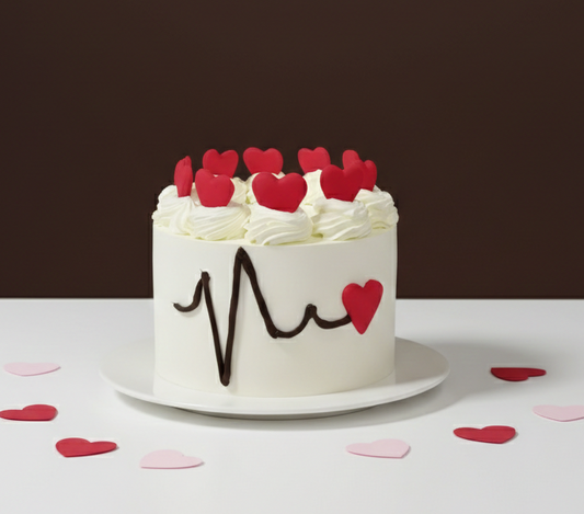 My Heartbeat Love Cake