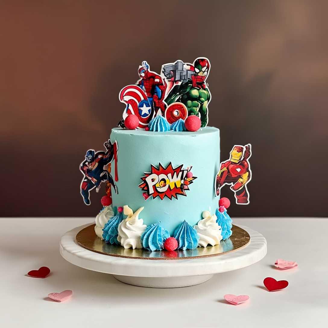 Ultimate Superhero Team Avengers Cake