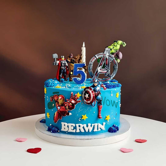 Marvel Heroes Cake