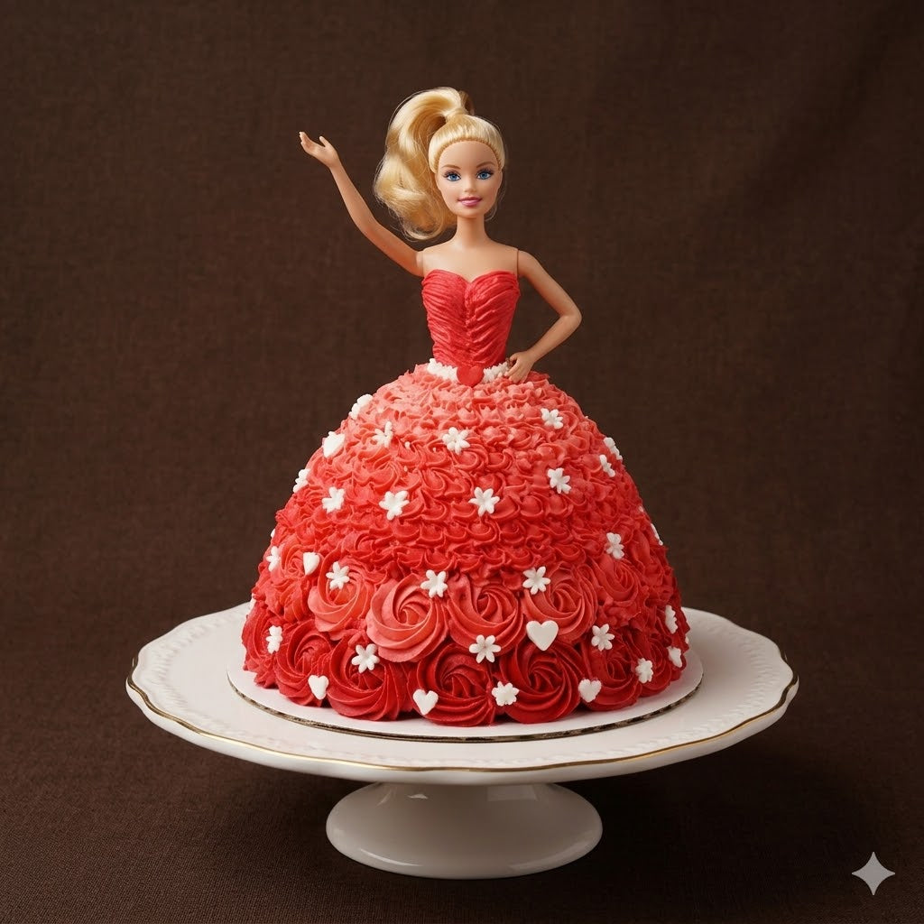 Barbie Charm Cake