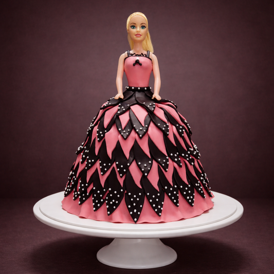 Barbie Glam Petal Cake