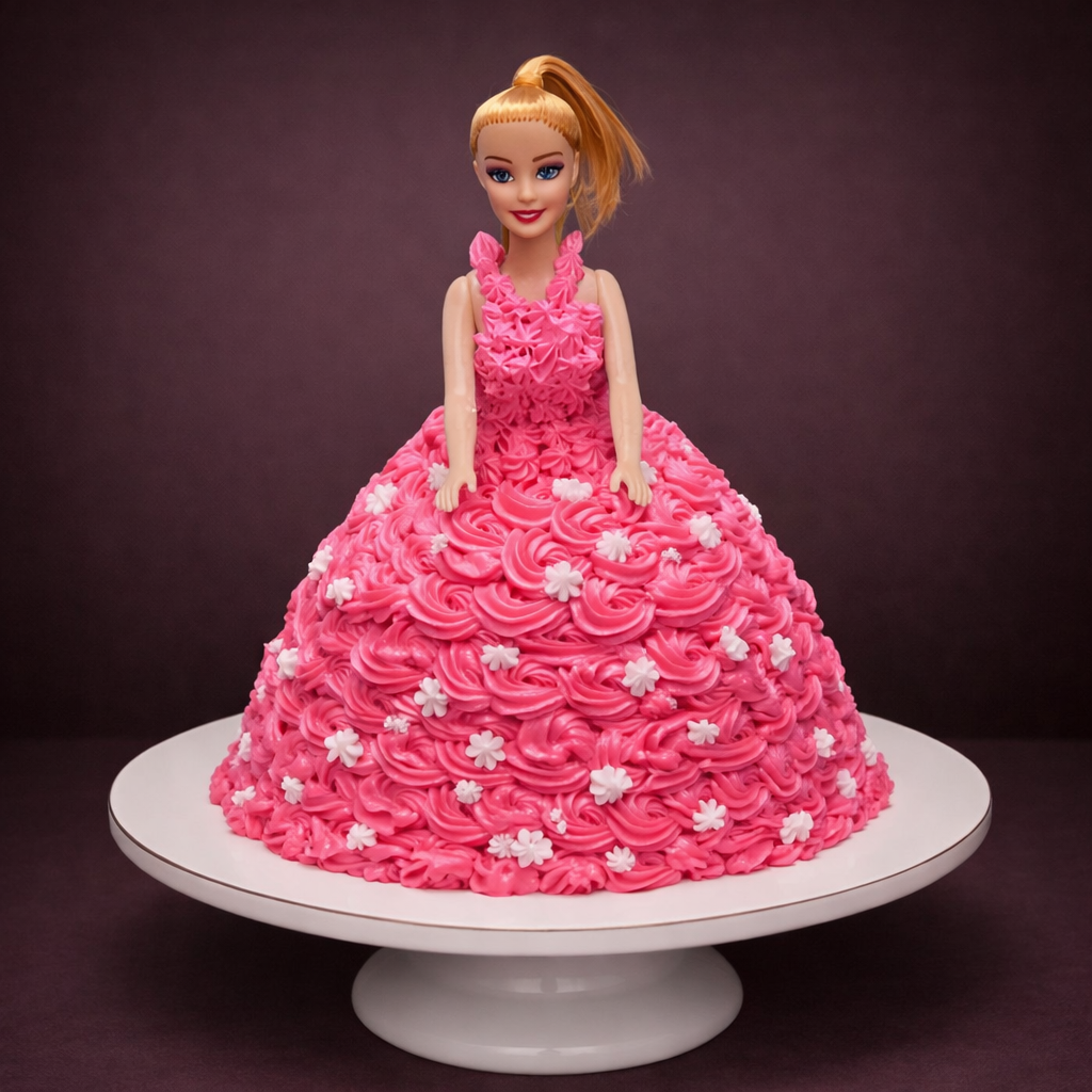 Barbie Blossom Cake