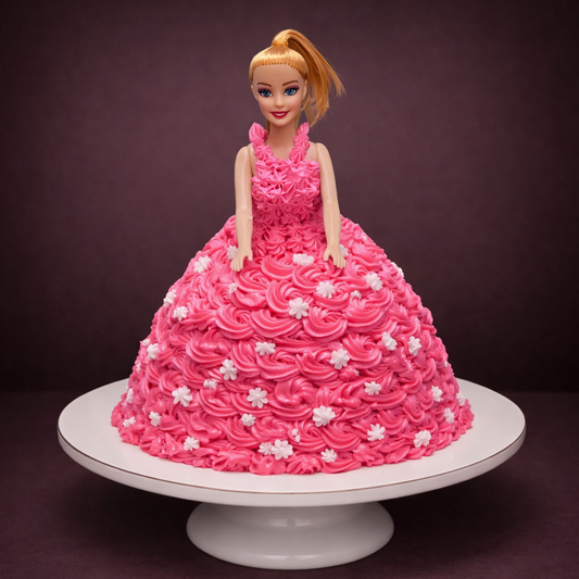 Barbie Blossom Cake