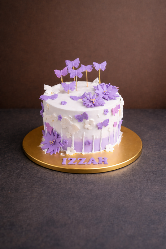 Lavender Dream Butterfly Cake
